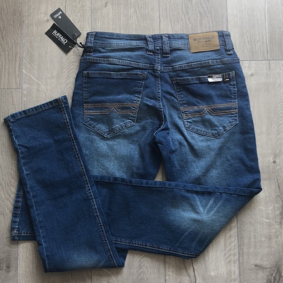 Buffalo by David Bitton Slim Straight Stretch men’s jeans - Picture 4 of 5